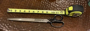 Antique Wiss Inlaid Paper Shears Scissors Steelforged #82 Newark, NJ - Picture 1 of 6