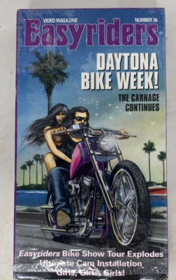 Video Magazine Easyriders Daytona Bike Week The Carnage Continues VHS #36 - Image 1 of 4