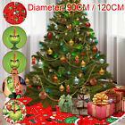Tapis de décoration d'arbre de Noël jupe d'arbre de Noël pour tapis de décoration sous les arbres CA