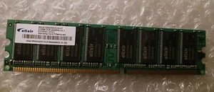 Elixir M2U51264DS8HC3G-5T 512MB DDR1 PC3200 184Pin CL3 Desktop Memory - Picture 1 of 2