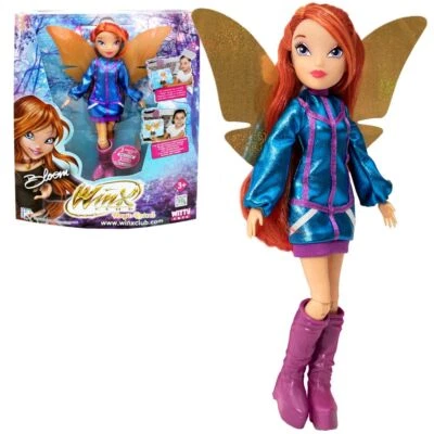 Bloom | Magic Reveal Puppe | Winx Club | Mit austauschbaren Flügeln
