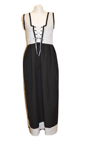 Costume popolare scandinavo bunad norvegese fatto a mano taglia ~ 170 cm (M) - Foto 1 di 10