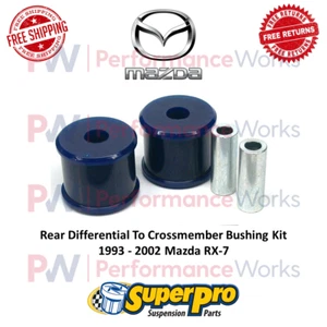Superpro Rear Differential To Crossmember Bushing Kit For 1993 - 2002 Mazda RX-7 - Bild 1 von 7