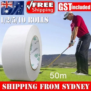 50M Golf Clubs Grip Strip Double Sided Strong Adhesive Golf Club Grip Wrap Tapes - Picture 1 of 16