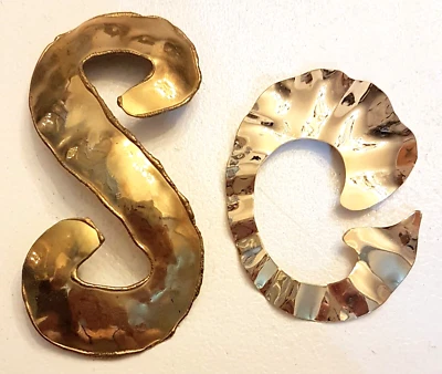 金属皮带扣 批量 20 世纪 80 年代 复古复古 T 恤 Cincher 夹/围巾戒指 — 第 1/3 张图片