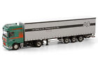 For Wsi For Daf Xf 95 Super Space Cab 4X2 Curtainside Trailer-3Axle 1/50 Model