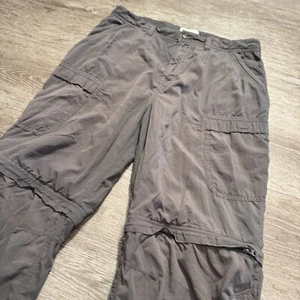 REI Co op Pants Kids XL 18 Gray Cargo Blend Hiking Outdoors 30x30 Convertible - Picture 1 of 12
