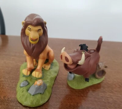 FIGURAS DE PVC DISNEY REY LEÓN ADORNOS PARA PASTELES Simba Pumba Foto 1 de 4