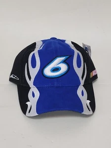 Mark Martin Hat #6 Rousch Racing Checkered Flag Strap Back - Picture 1 of 4