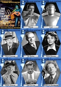 TC The Day The Earth Stood Still (1951) movie Klaatu Gort Rennie Set 9 Karten - Bild 1 von 1