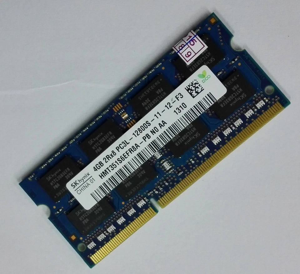 SK hynix 4GB DDR3 1600 Laptop SODIMM RAM 2Rx8 PC3L-12800S   for DELL HP Lenovo  - Image 1 of 1