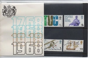 GB - Präsentationspaket - 1968 Jubiläen - Ersatzhülle - siehe unten - Bild 1 von 1