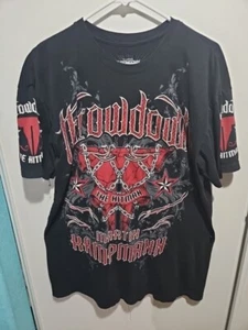 Martin The Hitman Kampmann Throwdown Premiun Tshirt Xlarge Vintage Black - Picture 1 of 9