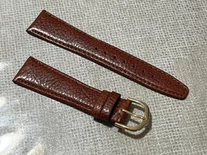 CINTURINO IN PELLE ANSA 20 mm N.O.S. IMBOTTITO - Picture 1 of 4