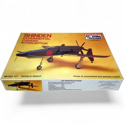 1981 Minicraft/Hasegawa Shinden Experimental Canard Interceptor 1:48 Kit1189 New - Image 1 of 4