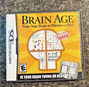 Brain Age: allena il tuo cervello in pochi minuti al giorno! Nintendo DS In Scatola Originale - Foto 1 di 15