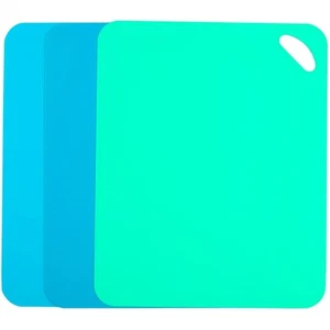 Plastic Flexible Cutting Mats for Kitchen, 3pcs Color Coded Chopping Board Se... - Picture 1 of 7