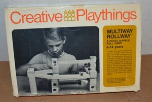Creative Playthings Multiway Rollway Marble Vintage 1969 Building Set Game - Picture 1 of 4