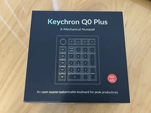 Keychron Black Q0 Plus QMK Przewodowa podkładka numeryczna z brązowymi przełącznikami Gateron G Pro - Zdjęcie 1 z 9