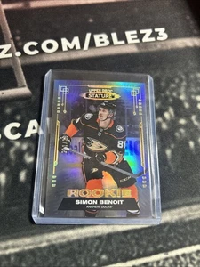 2021-22 Upper Deck Stature Simon Benoit Rookie /399- Anaheim Ducks - Picture 1 of 3