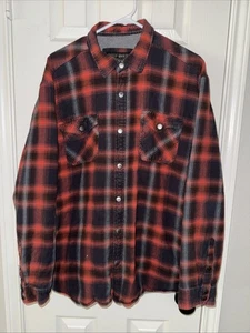 Chemise Grizzly Mountain à carreaux en flanelle doublée thermique caban homme XL bûcheron - Photo 1/7