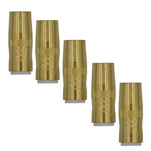 5PK NS5818B Welding Nozzle 58 Inch 18 Inch Recess Copper for Bernard MIG - Picture 1 of 7