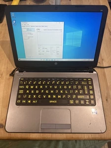 HP Notebook 240 G3 Laptop Windows 11 14" HD Intel Celeron N2840 2GB 512GB HDD - Picture 1 of 12