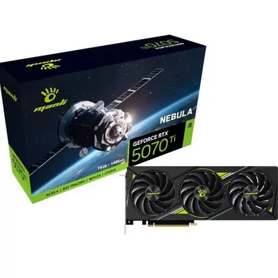 Manli RTX5070TI 16G Nebula GPU 312*124*51mm TDP-300W 16PiN - Image 1 of 3