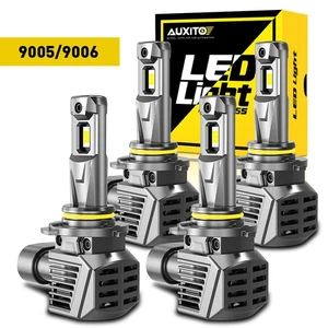 Combo de 4 bombillas LED de haz alto bajo 9005 9006 6500K súper brillantes 200W - Imagen 1 de 15