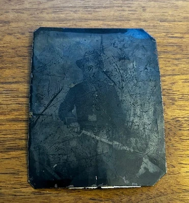 Antique Tintype 1/6th Plate Civil War Soldier W/Sword - Image 1 of 2