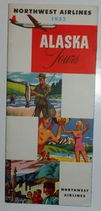 Northwest Airlines 1952 Travel Brochure - Alaska Tours - Picture 1 of 2