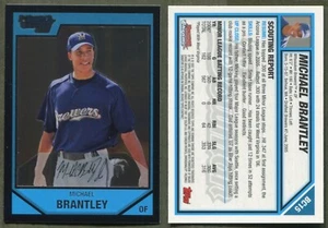 2007 Bowman - Chrome Prospects - #BC15 Michael Brantley (RC) Milwaukee Brewers - Picture 1 of 1