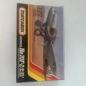 Vintage Matchbox 1/72 Heinkel He 70F-2 PK-132 Open box All PARTS IN BOX - Picture 1 of 1