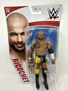 WWE Basic 6" Inch Figure Series 114 Ricochet Yellow Chase Variant Mattel - Picture 1 of 8