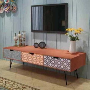 TV Cabinet Coffee Table and TV Cabinet Entertainment Unit Stand Storage Drawers - Picture 1 of 12