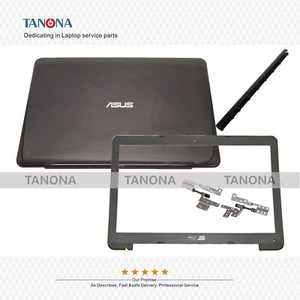 New for ASUS A555L X555L  Lcd Back Lot Cover Rear Lid  Bezel Cover Hinge Cap - Picture 1 of 11