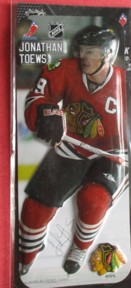 Marcador hinchado 3D Jonathan Toews Chicago Blackhawks PPOPZ NHL hockey Foto 1 de 2