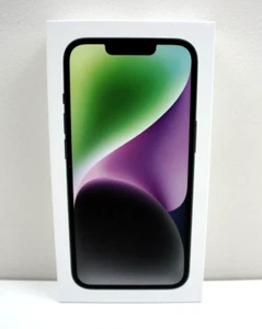 iPhone 14 Empty Box Only 128 GB Midnight Black Genuine Apple - Free Postage - Photo 1 sur 7