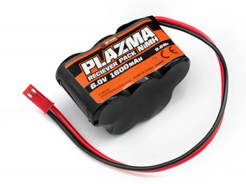 HPI 160153 Plazma 6.0V 1600mAh NiMH Empfänger Akku 9,6Wh OVP NEU  - Bild 1 von 1