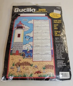 NIP Vintage Brucilla Jeweled Calendar Kit #84033 SeaShore by Christine Sabatini - Picture 1 of 3