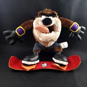 Surfer Snow Board Taz Tasmanian Devil Looney Tunes WB Peluche Juguete 18" x 12" Alto - Imagen 1 de 7