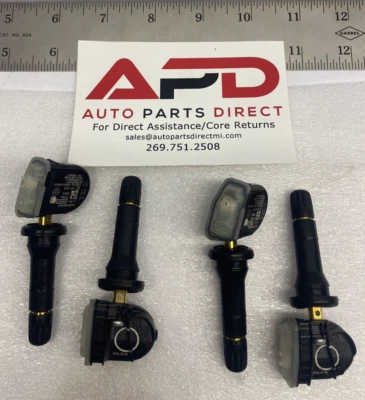 Sensor de presión de neumáticos Ford F150 Mustang 2015-2019 fabricante de equipos originales paquete de 4 F2GT-1A150-BC Foto 1 de 4