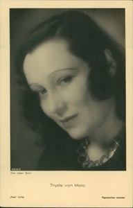 Postcard actress Trude von Molo, portrait - 3923809