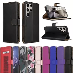 Funda Para Samsung Galaxy S24/S24 Ultra Cuero Cartera Tapa Magnética Teléfono - Imagen 1 de 39