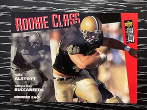 1996 Collector's Choice RC Rookie Class Card #23 Mike Alstott Buccaneers - Foto 1 di 2