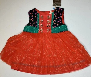 Matilda Jane Girls Shirt Top MJ sparkle red Christmas top/tunic (new with tags) - Picture 1 of 12