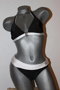 Triumph Bikini "Audrey T" Gr. 38 schwarz weiß ohne Bügel 1. Wahl - Bild 1 von 9