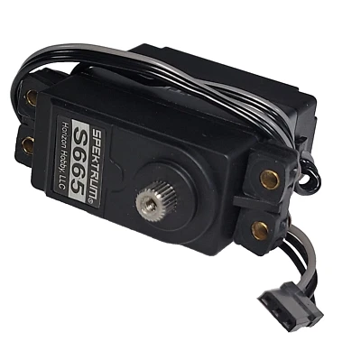 Servo de dirección de engranajes de acero de alto par Arrma Notorious 6s Spektrum S665 270 oz 25T Foto 1 de 3