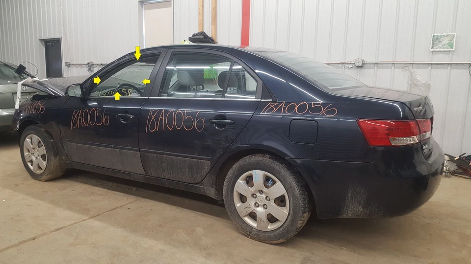 Hyundai Sonata 2007 conductor puerta delantera izquierda tintada ventana de vidrio solo 2,4 Foto 1 de 1