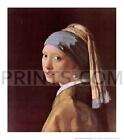 Boucles d'oreilles fille à la perle Johannes Vermeer - C.1665 édition ouverte 16x19,25